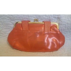 Bags - *SOLD* Orange Clutch Purse Bags - *SOLD* Orange Clutch Purse